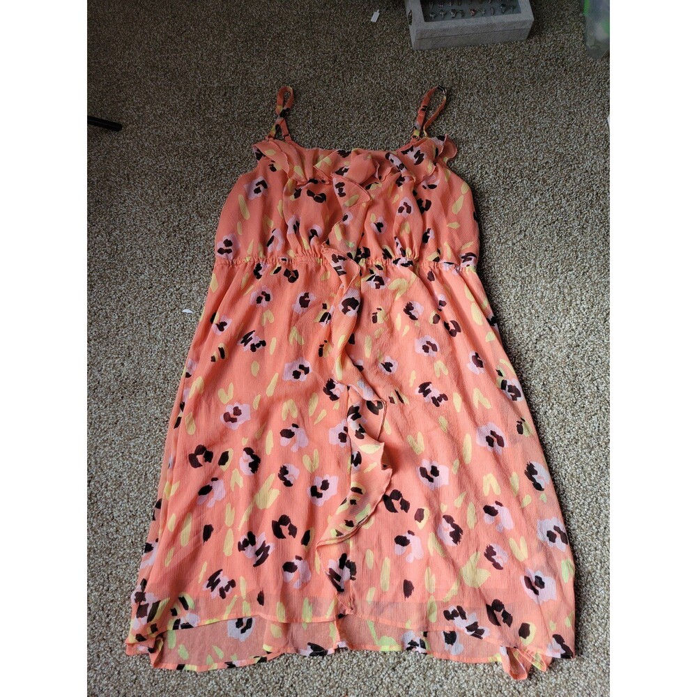 Lane Bryant Orange and yellow Above knee Dress